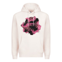 Pale Pink valentine's day patches Premium Hoodie - AdoDesignShop