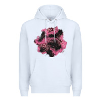 White valentine's day patches Premium Hoodie - AdoDesignShop