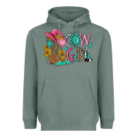 Sage cow girl western boots Heavyweight Hoodie - MaliasSmallBusiness