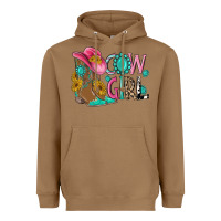 Toasted Coconut cow girl western boots Heavyweight Hoodie - MaliasSmallBusiness