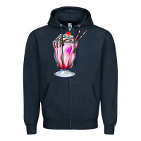 Milkshake Zipper Hoodie | Teevron