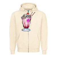 Sandshell milkshake Zipper Hoodie - AdoDesignShop