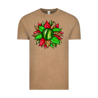 Vintage Coffee watermelon sunflower Vintage Tee - Zillion Design Studio