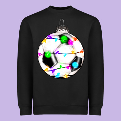 Christmas Soccer Heavyweight Sweatshirt Designed By Ranaportraitstore