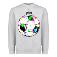 Heather Grey Christmas soccer Heavyweight Sweatshirt - RanaPortraitStore
