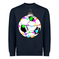 Navy Christmas soccer Heavyweight Sweatshirt - RanaPortraitStore