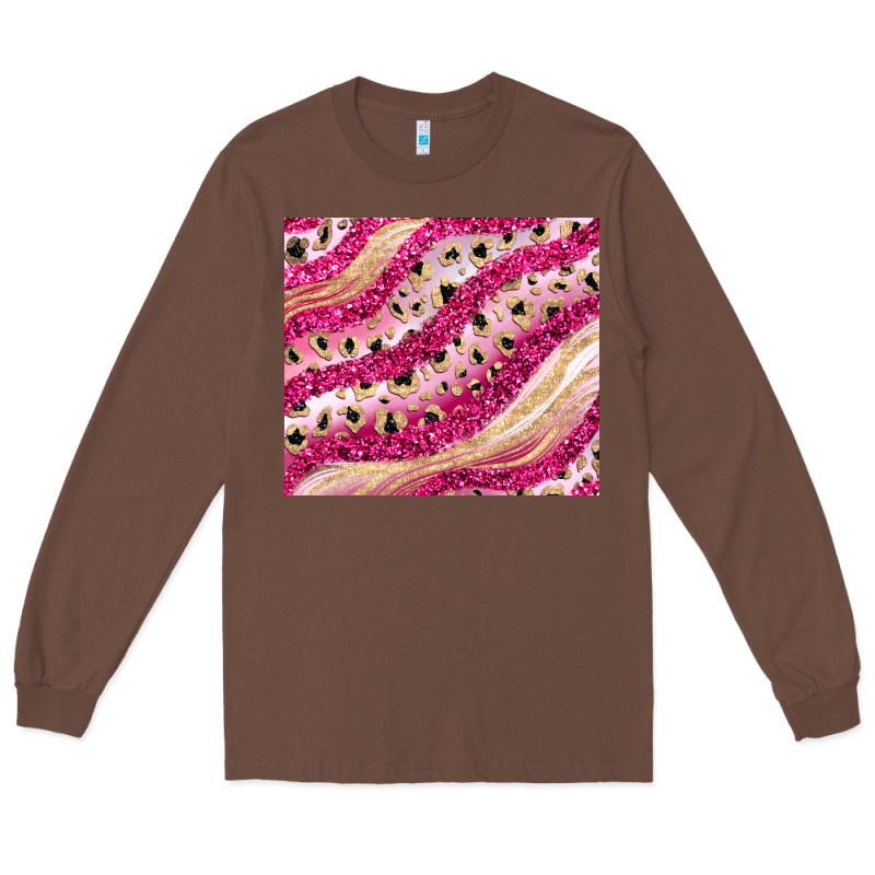Pink Glitter Long Sleeve Tee by JahusDesignShop | Teevron