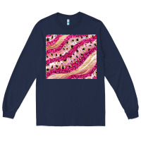 Navy pink glitter Long Sleeve Tee - JahusDesignShop
