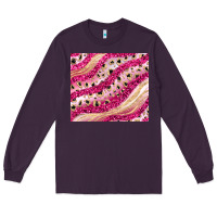 Plum pink glitter Long Sleeve Tee - JahusDesignShop