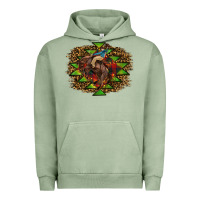 Pigment Oil Green christmas rodeo Urban Hoodie - RanaPortraitStore