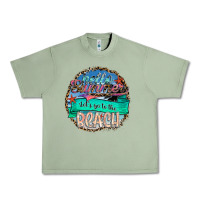 Oil Green Hello Summer Let's Go To The Beach Urban Heavy Tee - SublimationCraftShop