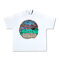 White Hello Summer Let's Go To The Beach Urban Heavy Tee - SublimationCraftShop