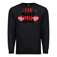 Black i'm yours no refunds Premium Sweatshirt - MaliasSmallBusiness