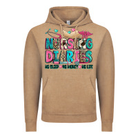 Vintage Coffee nursing diaries no sleep no money no life Vintage Hoodie - Zillion Design Studio