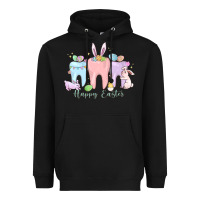 Black happy easter teeth Heavyweight Hoodie - MaliasSmallBusiness
