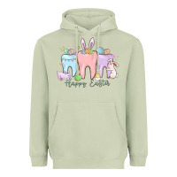 Matcha happy easter teeth Heavyweight Hoodie - MaliasSmallBusiness