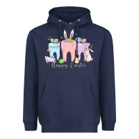 Navy happy easter teeth Heavyweight Hoodie - MaliasSmallBusiness