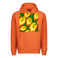 Carrot softball fire ball seamless pattern Premium Hoodie - BundleAndBundleShop