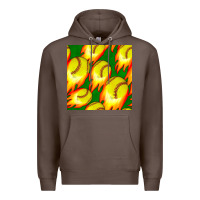 Coffee softball fire ball seamless pattern Premium Hoodie - BundleAndBundleShop