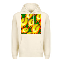 Tofu softball fire ball seamless pattern Premium Hoodie - BundleAndBundleShop