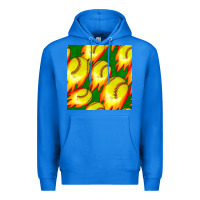 True Royal softball fire ball seamless pattern Premium Hoodie - BundleAndBundleShop