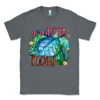 Charcoal Heather go with the flow Classic Tee - AdoDesignShop