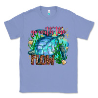 Colony Blue go with the flow Classic Tee - AdoDesignShop