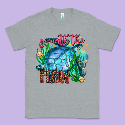 Go With The Flow Classic Tee Designed By Adodesignshop