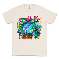 Natural go with the flow Classic Tee - AdoDesignShop