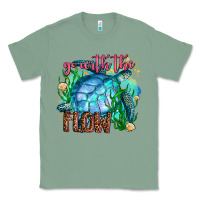 Sage go with the flow Classic Tee - AdoDesignShop