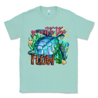 Seafoam go with the flow Classic Tee - AdoDesignShop