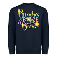 Navy beaches booze and besties tbw Heavyweight Sweatshirt - texasbilliewilder