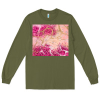 Army Green pink glitter Long Sleeve Tee - JahusDesignShop