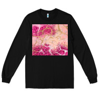 Black pink glitter Long Sleeve Tee - JahusDesignShop
