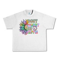 Lunar Rock Don't Worry Be Hippie Urban Heavy Tee - CowhideDigitalArt