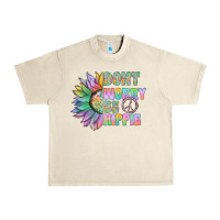 Sandshell Don't Worry Be Hippie Urban Heavy Tee - CowhideDigitalArt