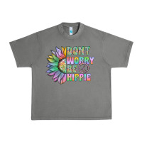 Tornado Don't Worry Be Hippie Urban Heavy Tee - CowhideDigitalArt