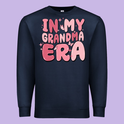 In My Grandma Era Premium Sweatshirt Designed By Maliassmallbusiness