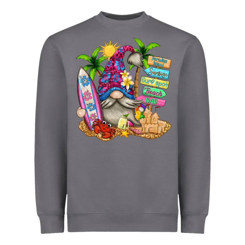 Beach Gnome Heavyweight Sweatshirt by texasbilliewilder | Teevron