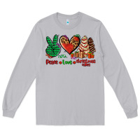 Moon Dust peace love Christmas cakes Long Sleeve Tee - AdoDesignShop
