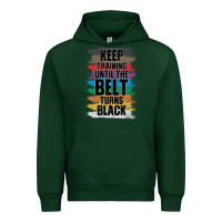 Forest Green Black Belt Martial Art Training Karate TaeKwonDo Urban Hoodie - Bettercallsaul