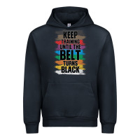 Navy Black Belt Martial Art Training Karate TaeKwonDo Urban Hoodie - Bettercallsaul