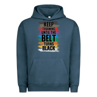 Pigment Midnight Navy Black Belt Martial Art Training Karate TaeKwonDo Urban Hoodie - Bettercallsaul