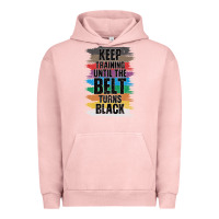 Pigment Salmon Black Belt Martial Art Training Karate TaeKwonDo Urban Hoodie - Bettercallsaul