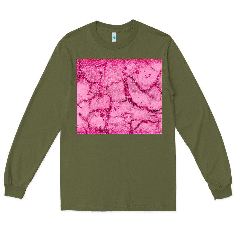 Pink Glitter Long Sleeve Tee by JahusDesignShop | Teevron