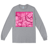 Heather Grey pink glitter Long Sleeve Tee - JahusDesignShop