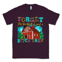 Plum forget the she shed i need a bitch barn Classic Tee - AdoDesignShop