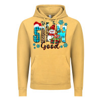 Vintage Mustard up to snow good Vintage Hoodie - Zillion Design Studio