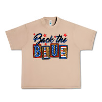 Burro Back the blue Urban Heavy Tee - Neo Western