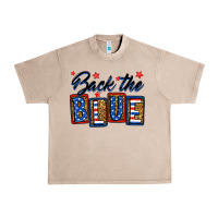 French Oak Back the blue Urban Heavy Tee - Neo Western